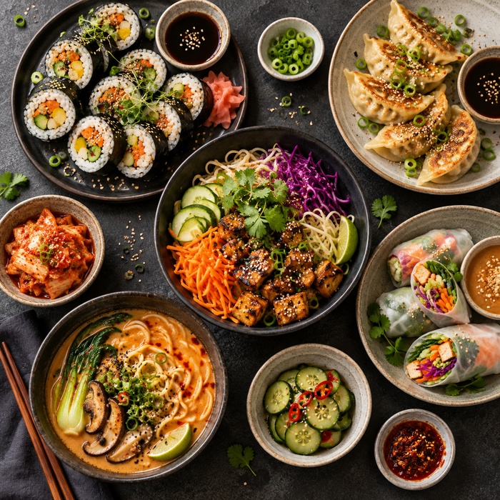 Veganer asiatischer Kochkurs: Asien neu entdeckt