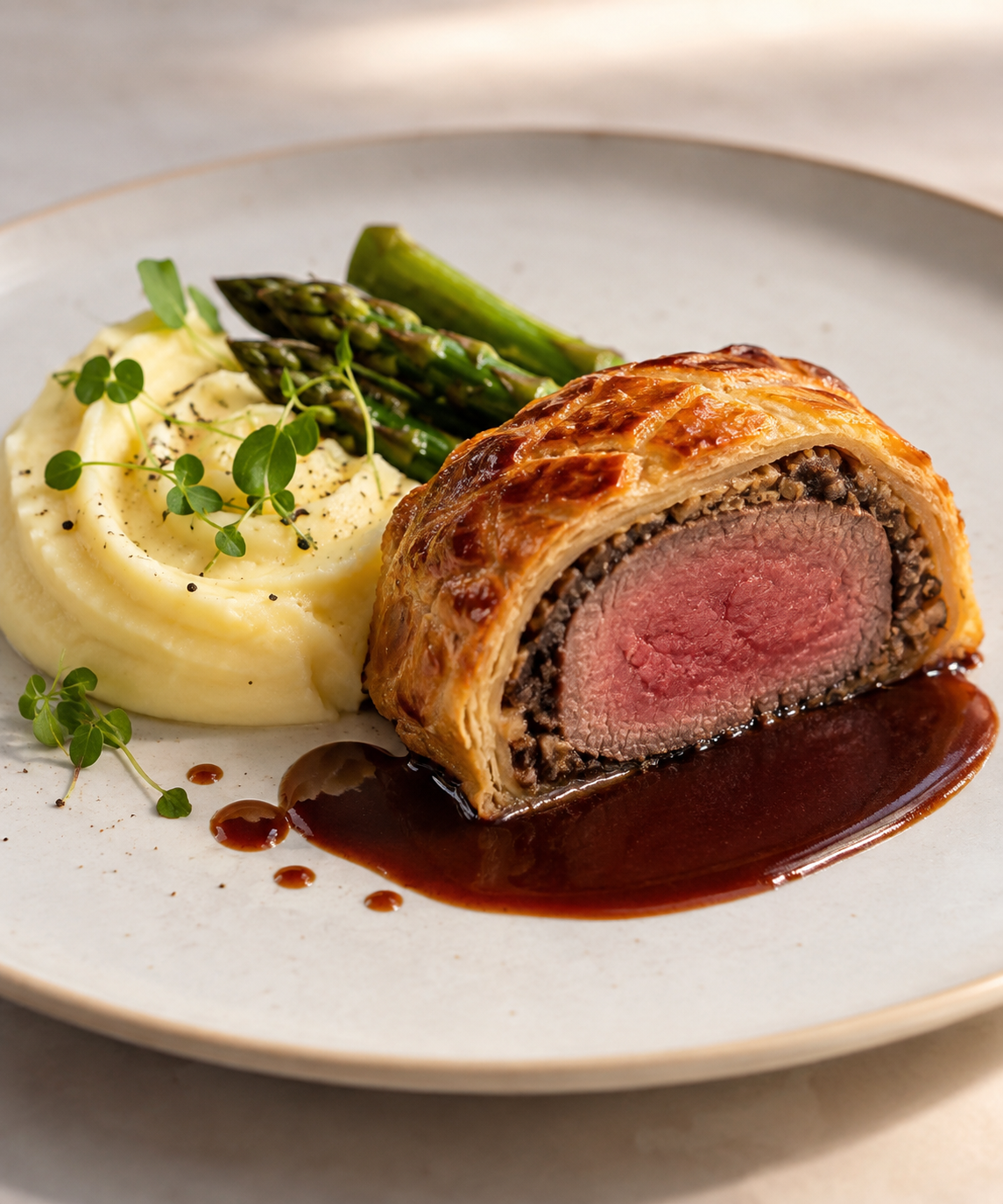 Beef Wellington Menü